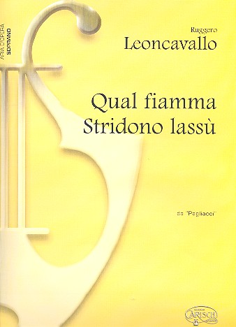 Qual fiamma stridono lassu fr Sopran und Klavier (it) aus Pagliacci