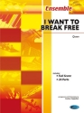 I want to break free: for mixed ensemble score and 24 parts