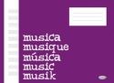 Quaderno Di Musica (Block, Cahier De Musique)  Buch