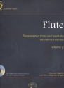 Renaissance Trios and Quartets with rhythmical Exercises vol.2 (+CD) for 3-4 flutes score