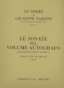 Le sonate del vol. autografo vol.21a (nos.19-23) per violino e bc o violino solo ad lib