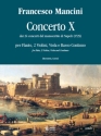 Concerto no.10 flauto, violini, violoncelli, bc Bornstein,A., ed