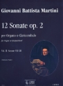 12 sonate op.2 vol.2 (nos.7-12) per organo e clavicembalo