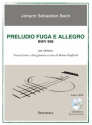 Preludio Fuga e Allegro BWV 998 (+DVD) for guitar