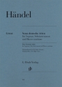 9 deutsche Arien f�r Sopran, Soloinstrument und Bc Partitur und Stimmen