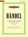 9 deutsche Arien HWV202-210 f�r Sopran, Violine ( Fl�te, Oboe ) und Bc