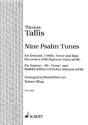 9 psalm tunes F. SATB BLOCKFL. f�r SATB Blockfl�ten und hohe Stimme ad lib Partitur