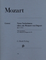 9 Variationen �ber ein Menuett von Duport KV573 f�r Klavier