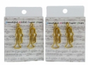 Broklammer Trompete golden 3,7 cm (Set mit 15 Stck)