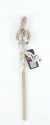 Bleistift Form Violinschlssel gold Holz 24 cm