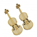 Geige Holz zum hngen 6,5*0,3cm 2er Pack