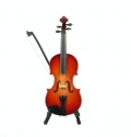 Violine 14 cm mit Bogen, Standfu und Geschenkbox