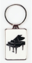 Schlsselanhnger Grand Piano 7,5 x 3 cm Metall