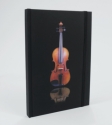 Notizbuch Geige A5 / 96 Blatt (192 Seiten)