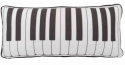 Kissen mit Paspeln Design: Tastatur 100% Baumwolle 66*30 cm