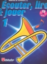 couter, lire, jouer vol.1 (+CD) pour trombone (cl de fa) (frz)