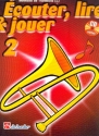 couter, lire, jouer vol.2 (+CD) pour trombone (cl de sol) (frz)