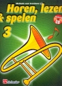 Horen lezen & spelen vol.3 (+CD) voor trombone (solsleutel) (nl)