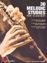 30 melodic Studies  for clarinet