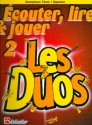 couter, lire, jouer vol.2 - Les Duos pour 2 saxophones soprano (tnor) (frz) partition