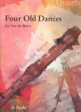 4 old Dances for 4 recorders (SATB) score and parts