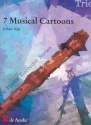 7 musical Cartoons for 3 recorders (SAT) score and parts