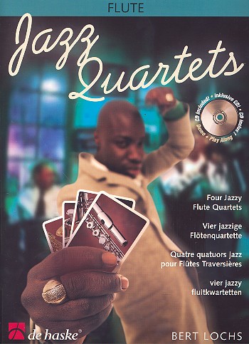 Jazz quartets (+CD): for 4 flutes score and parts