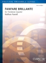 Fanfare Brillante for 4 trombones score and parts