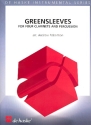 Greensleeves  for 4 clarinets and percussion score and parts