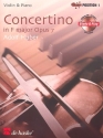 Concertino F-Dur op.7 (+CD) für Violine und Klavier