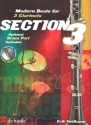 Section 3 (+CD) für 3 Klarinetten, Drumset ad lib Partitur und Stimmen