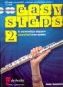 Easy Steps vol.2 (+CD-ROM +2CD's) voor fluit (incl. MP3, printbare pianopartijen en trio's) (nl)
