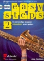 Easy Steps vol.2 (+CD-ROM + 2CD's) voor altsaxofoon (incl. MP3, printbare pianopartijen en trio's) (nl)