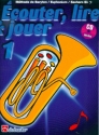 couter, lire, jouer vol.1 (+CD) pour baryton/euphonium/saxhorn en Sib (cl de fa) (frz)