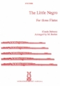 The little Negro for 3 flutes score and parts