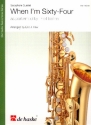 When I'm sixty-four: fr 4 Saxophone (SATBar) Partitur und Stimmen