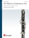 All I want for Christmas is You for 4 clarinets score and parts