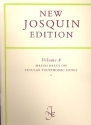 New Josquin edition vol.8 masses based on secular polyphonic songs vol.2