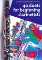 40 Duets for beginning Clarinetists for 2 clarinets score