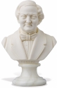 Bste Rossini 11cm Alabaster