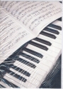 Grukarte Klavier Notenblatt DIN A6 10,5x14,8cm