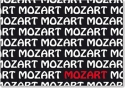 Postkarte Mozart Text 10,5x14,8cm