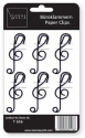 Broklammern Violinschlssel (6 Stk) 1,5x4,5cm