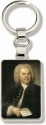 Schlsselanhnger Bach Portrait 3x4,5cm