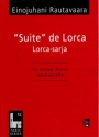 Suite de Lorca for mixed chorus a cappella score (sp/fin)