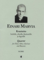 QUARTET  FOR FLUTE, OBOE, CLARINET AND BASS0ON, SCORE
