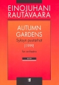 Autumn Gardens for orchestra score