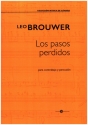 Los pasos perdidos para contrabajo y percusin partitura