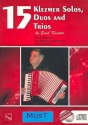 15 Kezmer Solos, Duos and Trios (+CD): for 3 clarinets (clarinet, soprano sax and trumpet) score and parts