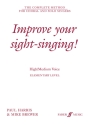 Improve your Sight-Singing - elementary Level for high (medium) voice (and piano)
